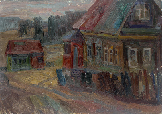 Федотов Виктор Валентинович. Таруса. Утро в деревне 